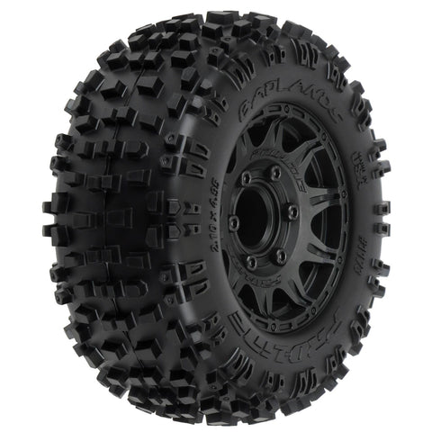 Pro-Line 1173-10 Badlands 1/10 F/R 2.8" MT MTD Tires, Black (2)