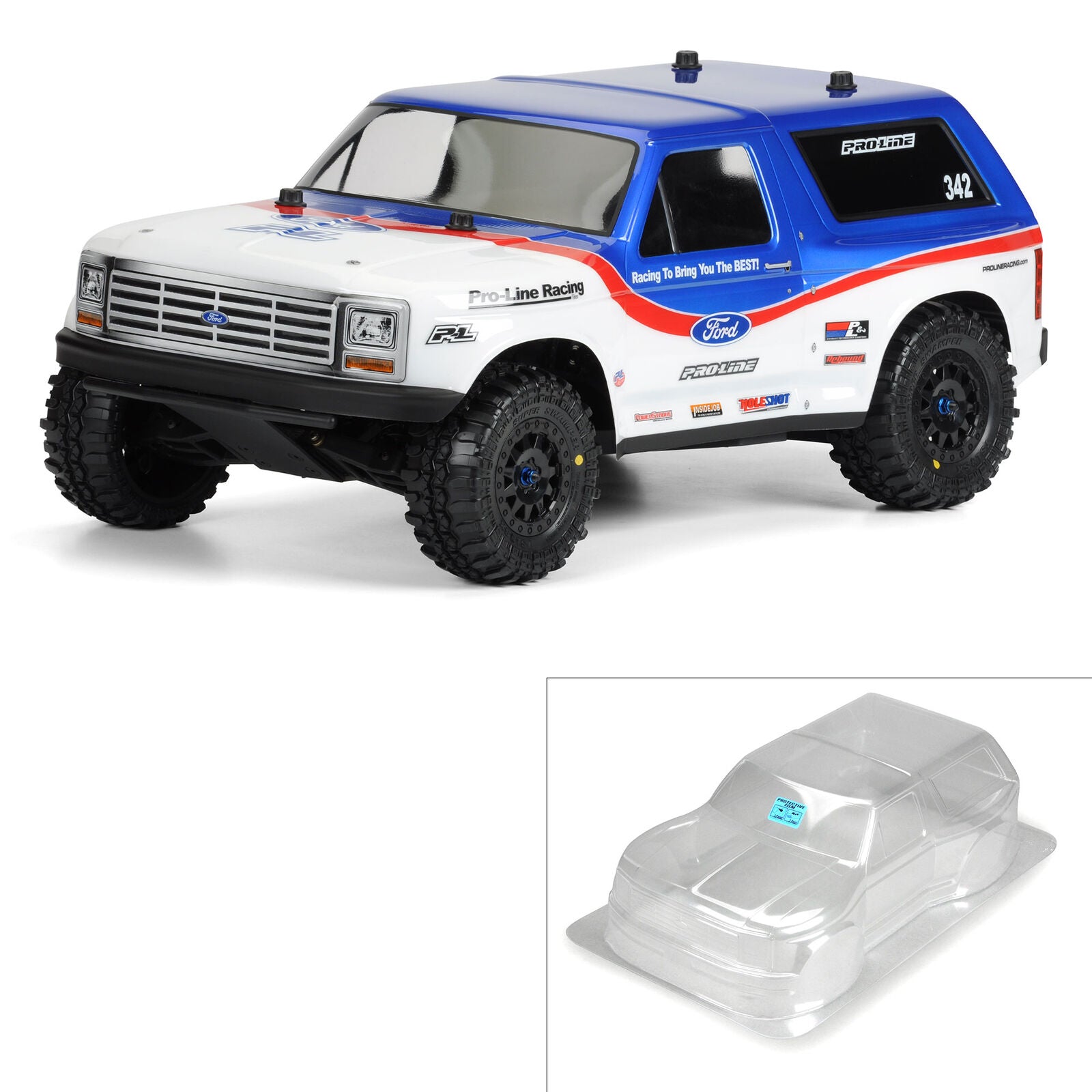 PRO3423-00 3423-00 Short Course 1981 Ford Bronco 1/10 Clear Body