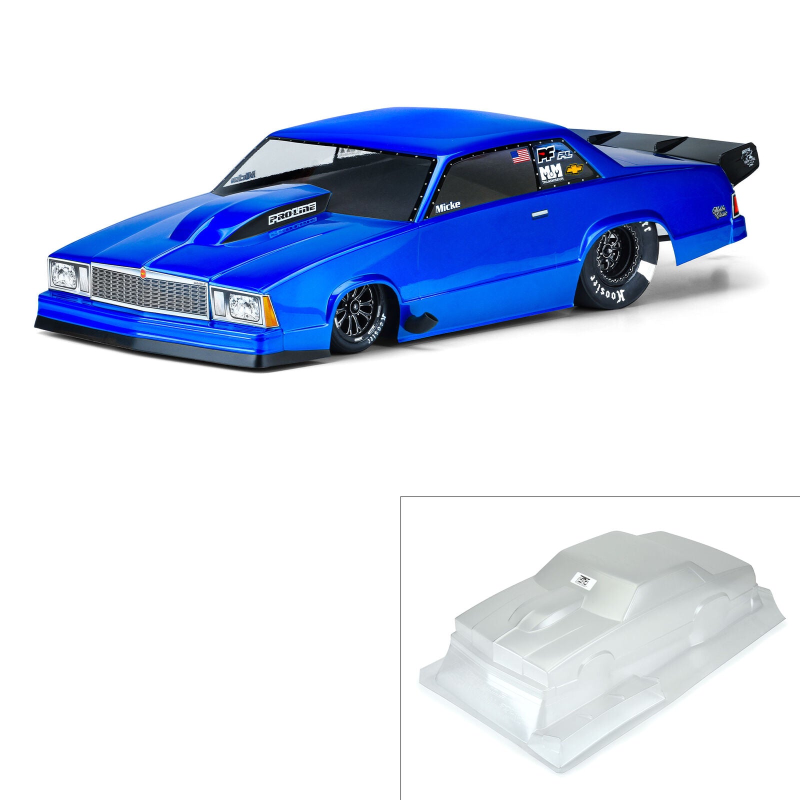 PRO3549-00 3549-00 Drag Car 1978 Chevrolet Malibu 1/10 Clear Body