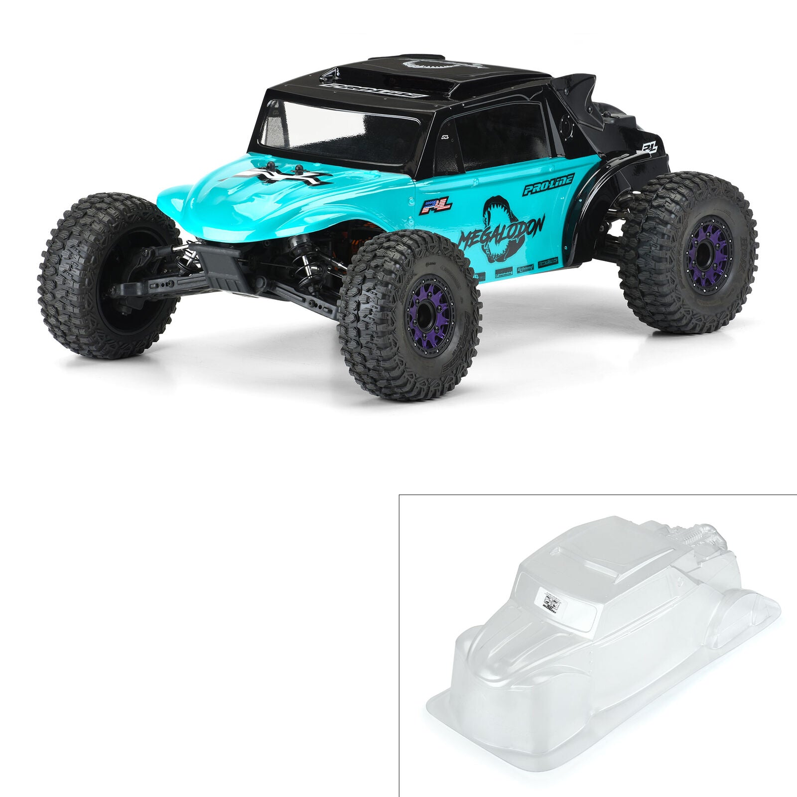 PRO3563-00 3563-00 Megalodon Desert Buggy 1/10 Clear Body