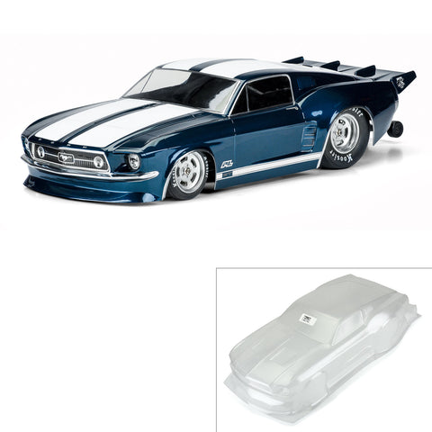 Pro-Line 3573-00 Drag Car 1/10 1967 Ford Mustang Clear Body