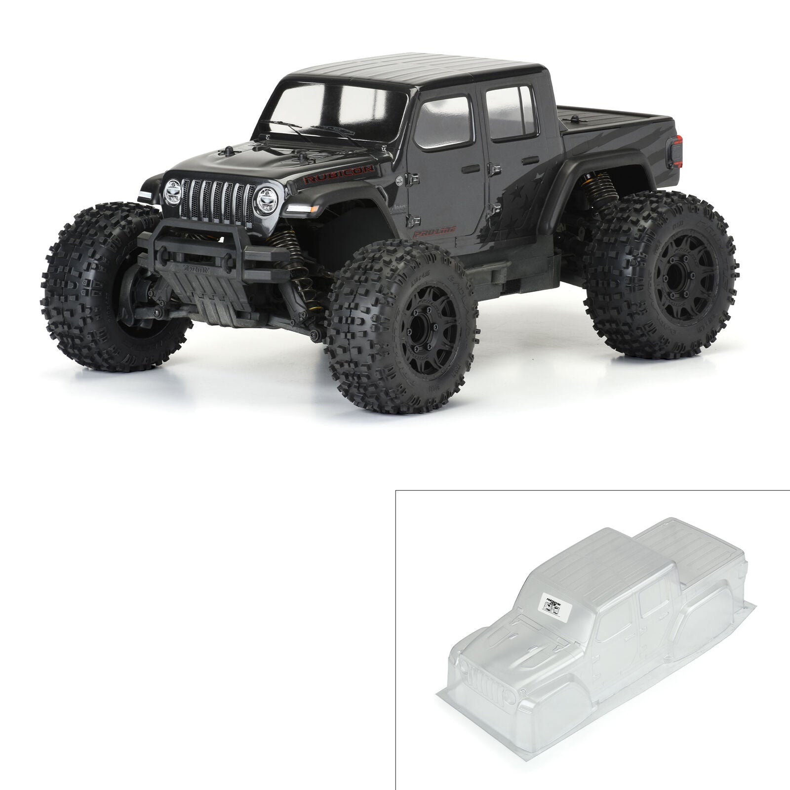 PRO3575-00 3575-00 Jeep Gladiator Rubicon 1/10 Clear Body, Granite
