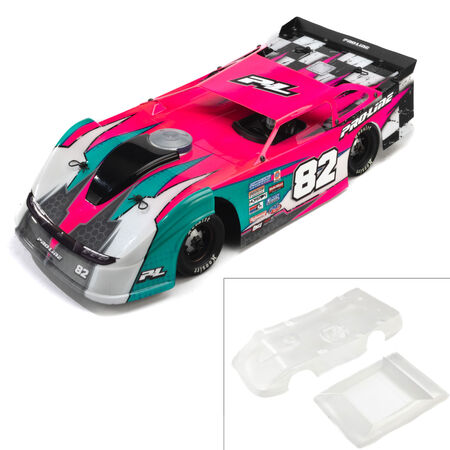 PRO373717 PRO373717 Dirt Late Model Tombstone Pre-Cut Body, Clear