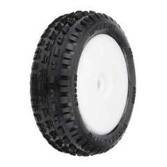 PRO8298-13 8298-13 Wedge Front Carpet Mini-B 1/18 MTD Tires, White (2)