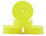 PTK-2757 PTK-2757 ProTek RC 1/10 2WD Buggy Front Wheel, Narrow, Yellow (4)