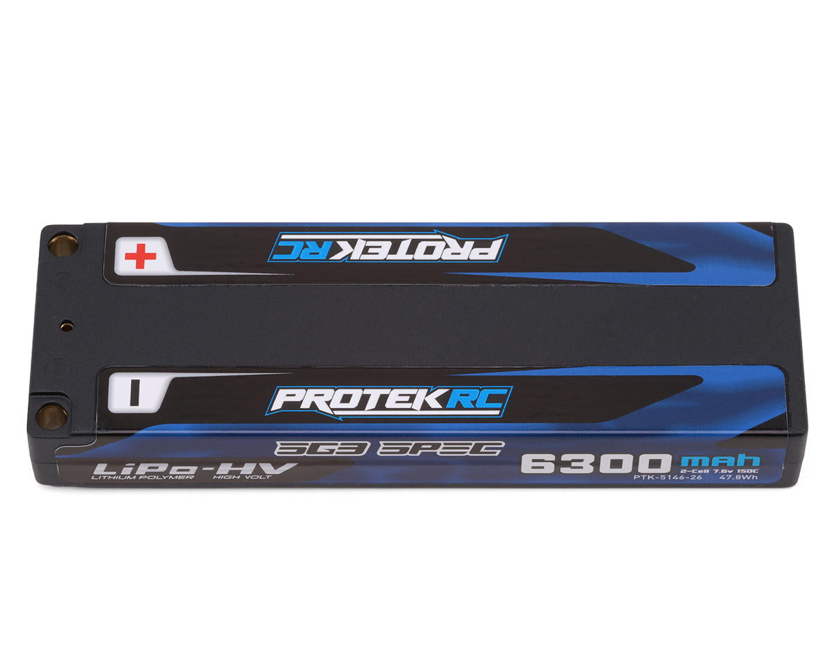 PTK-5146-26 PTK-5146-26 Low IR SG3 2S HV ULCG Stick LiPo Battery, ROAR, 7.6V 6300mAh 150C