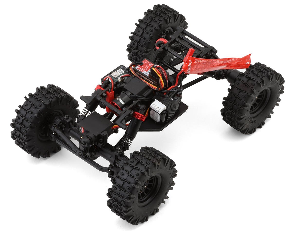 Ascent-18 Apex Brushless 1/18 4X4 Crawler RTR Combo, Red
