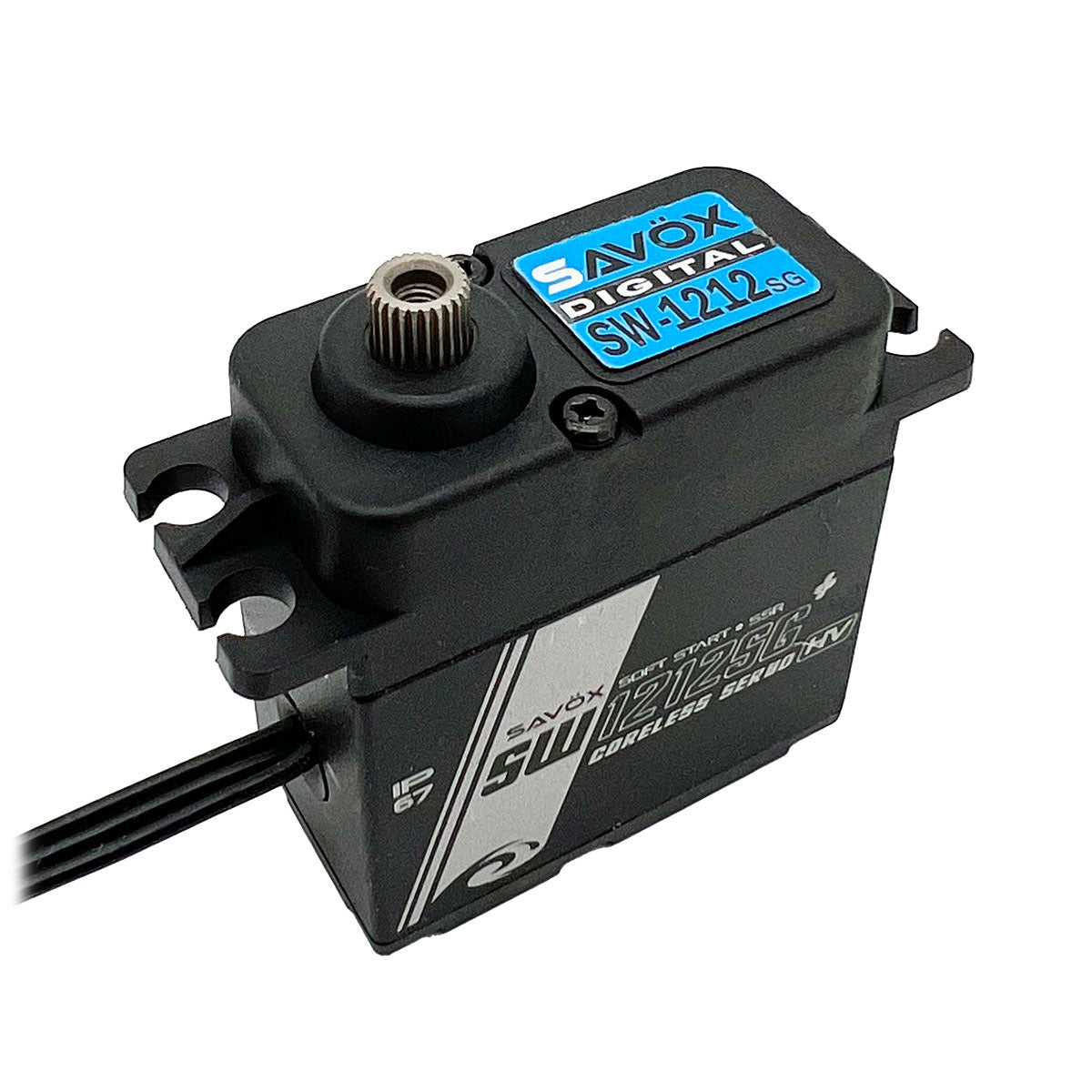 SAVSW1212SGP-BE SW-1212SG-P-BE SW-1212SG-BE Plus Waterproof HV Digital Servo, Black Edition, 0.14sec / 638oz