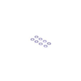 SCHU9517 U9517 Alloy Gray Wishbone Spacer, Mi10, 0.5mm (8)