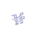 SCHU9523 U9523 Rear Alloy Trans Housing / Bulkhead, Mi10, Low (-2mm) (2)