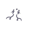 SCHU9555 U9555 Mi10 Rear Body Mount System, Twister Type (1 pair)