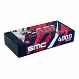 SMC40150-2S1P 40150-2S1P HCL-RS 7.4V LCG Shorty LiPo Battery, 4000mAh 150C w/ 5mm Bullets