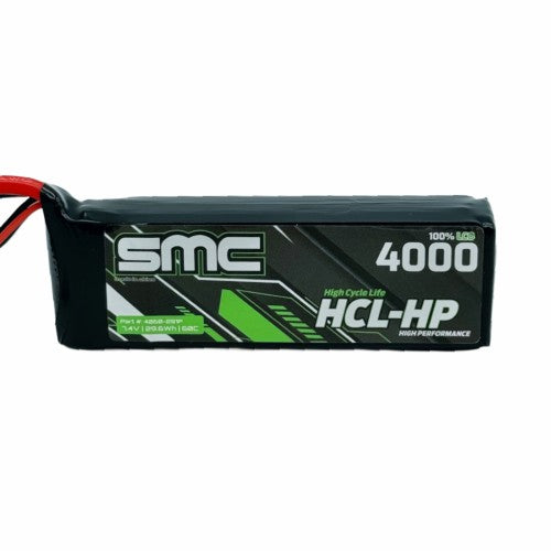 SMC4060-2S1P-XT60 4060-2S1P-XT60 HCL-HP 7.4V 2S LiPo Battery, Traxxas Mini 4000mAh 60C w/ XT60
