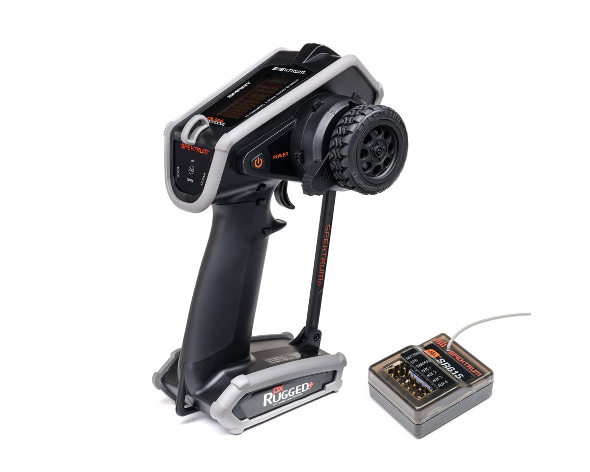 SPM6220 SPM6220 DX Rugged+ 12-Channel DSMR+ Transmitter w/ SR615 Receiver