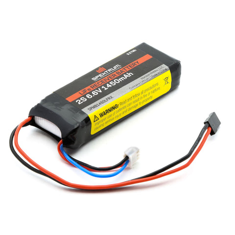 Spektrum SPMB1450LFRX 2S 6.6V LiFe Receiver Battery, 1450mAh