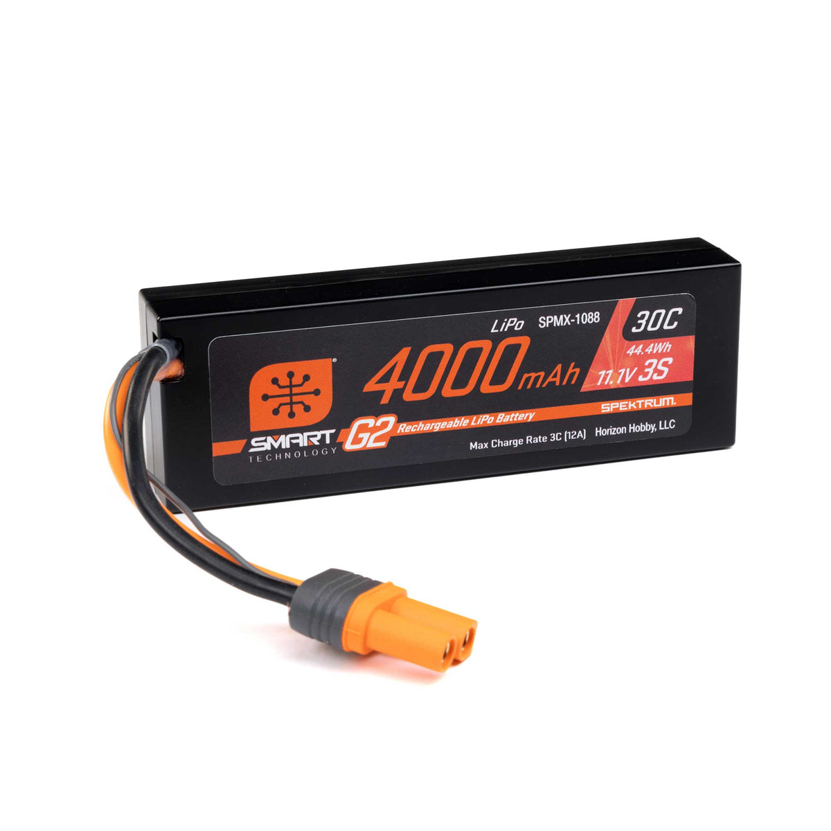 Smart G2 3S Hard Case LiPo Battery w/ IC5 Plug, 11.1V 4000mAh 30C