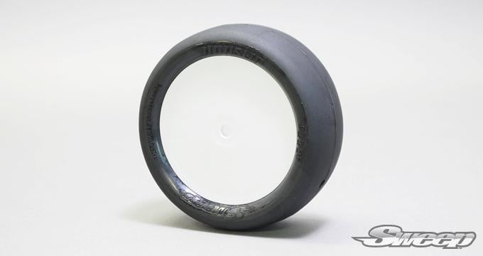 SWP110F-14N 110F-14 Slick NonSlip 1/10 Buggy 4WD Front Tire, Soft / Red (2)