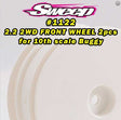 SWP1122 1122 1/10 Buggy 2.2" 2WD Front Wheel, White (2)