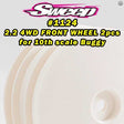 SWP1124 1124 1/10 Buggy 2.2" 4WD Front Wheel, White (2)