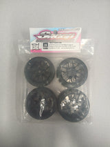 SWP2728418 2728418 QTS28 Real Green Pre-Glued Touring Car Tires, Black Spoke