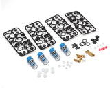 TAM42102 42102 TT-02 / TT-01 / 415 / 416 TRF Special Shock Set, Black (4)
