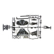 TAM51528 51528 TT-02 B Parts Tree, Suspension Arms