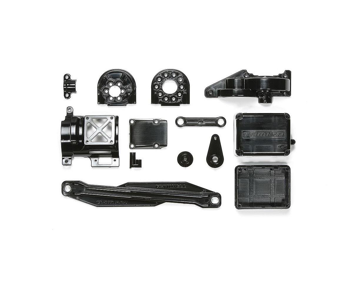 TAM51530 51530 TT-02 Motor Mount, Gear Cover, Battery Strap (D-Parts Set)