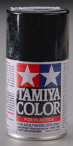 Tamiya 85006 TS-6 Lacquer Spray Paint for Plastic, Matte Black