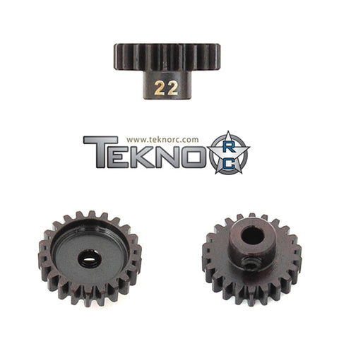 Tekno TKR4182 Hardened Steel Pinion Gear, 22T w/ 5mm Bore
