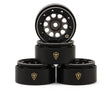 TLHTSCX30-60 TLHTSCX30-60 Type E 0.7" Aluminum Micro Crawler Beadlock Wheels w/ Brass Rings, Titanium (4)