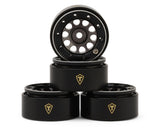 TLHTSCX30-60 TLHTSCX30-60 Type E 0.7" Aluminum Micro Crawler Beadlock Wheels w/ Brass Rings, Titanium (4)