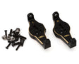 TLHTTRX4-05 TLHTTRX4-05 Brass C-Hub Carriers for Traxxas TRX-4, Black, 47g (2)