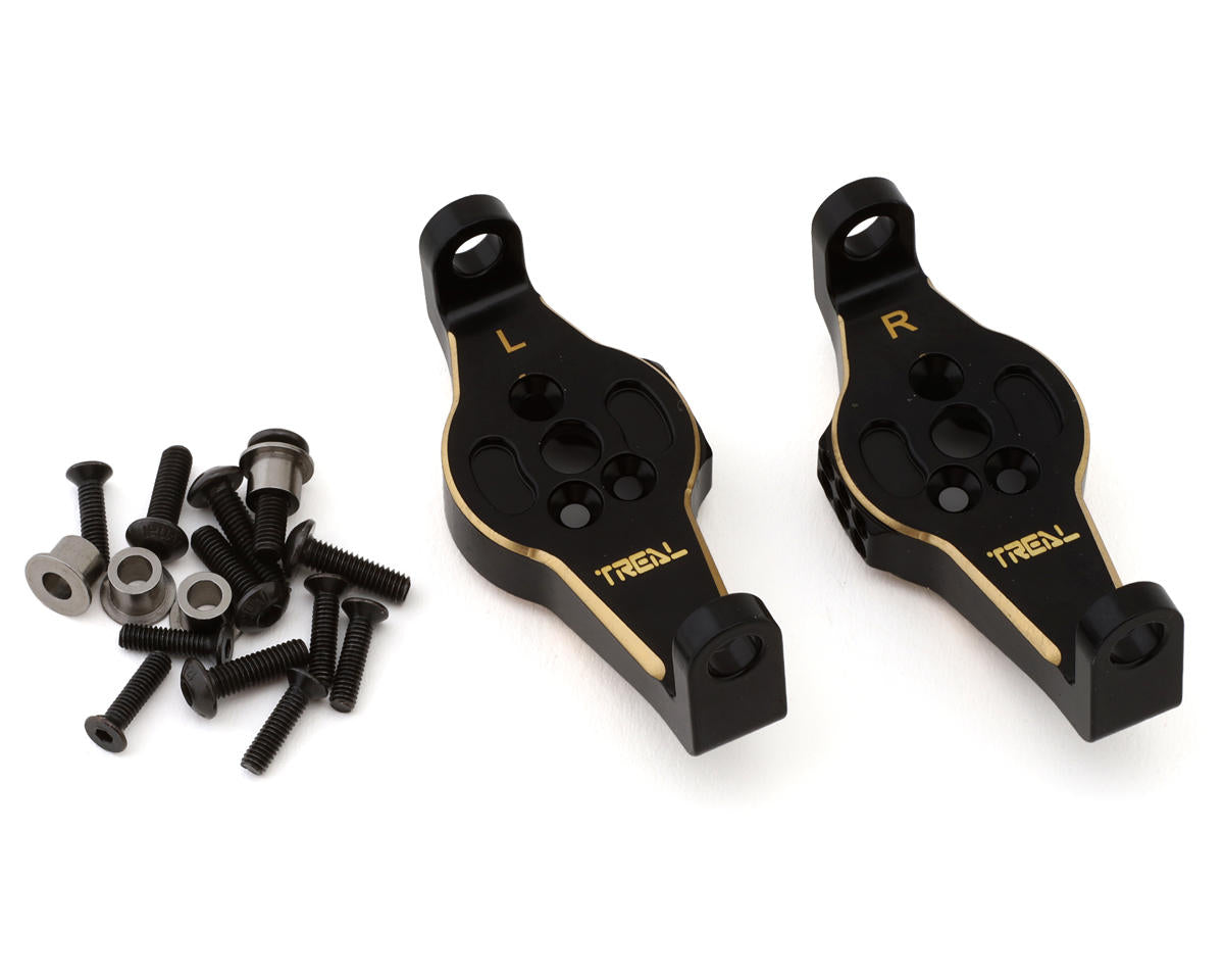 TLHTTRX4-05 TLHTTRX4-05 Brass C-Hub Carriers for Traxxas TRX-4, Black, 47g (2)
