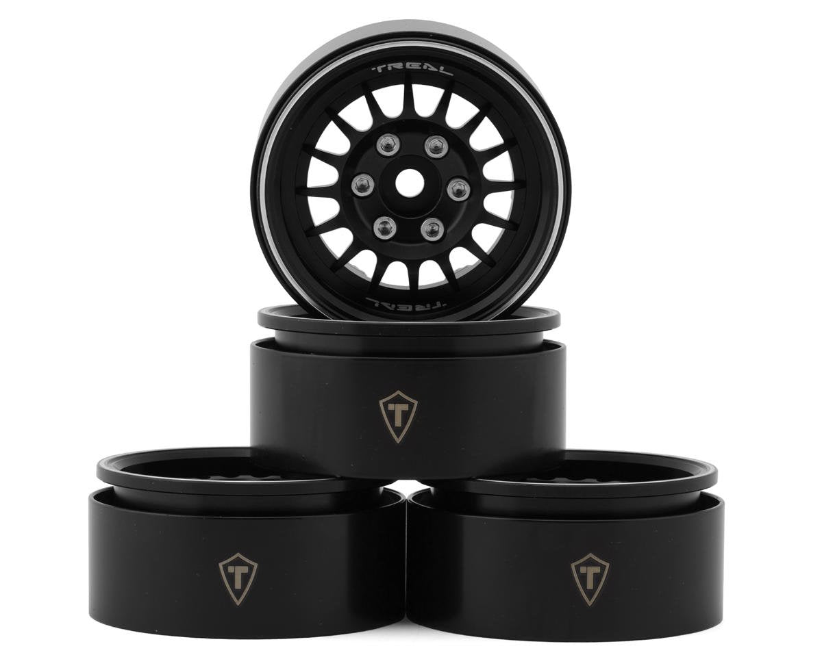 TLHTWHEEL-158 TLHTWHEEL-158 Type N 1.9" Multi-Spoke Beadlock Wheels, Black (4)