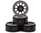 TLHTWHEELS-07 TLHTWHEELS-07 Type V2 1.9" 10-Spoke Beadlock Wheels, Titanium/Silver (4)