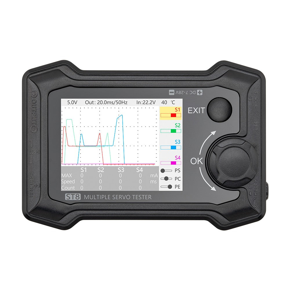 ST8 Servo Tester w/ 2.4in LCD, PWM / PPM / SBUS
