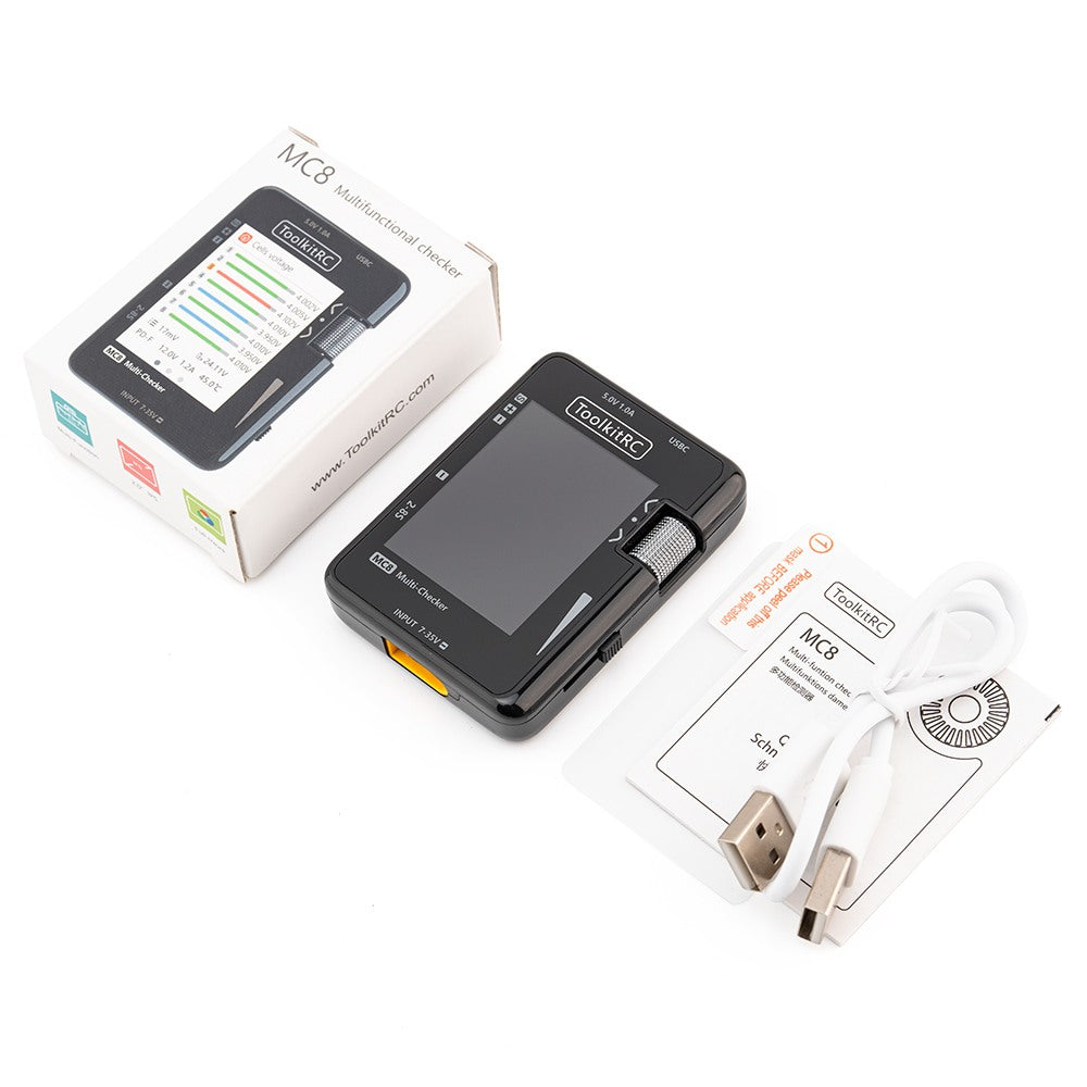MC8 Battery Multi-Checker, 2-8S w/ PWM / PPM / SBUS Measurement