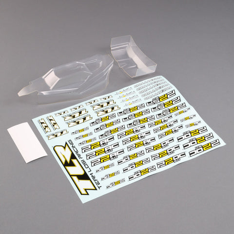 Team Losi Racing TLR230012 22 5.0 Lightweight Clear Body & Wing