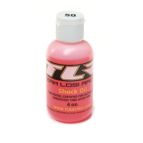 Team Losi Racing TLR74027 Silicone Shock Oil, 50WT, 710CST, 4oz