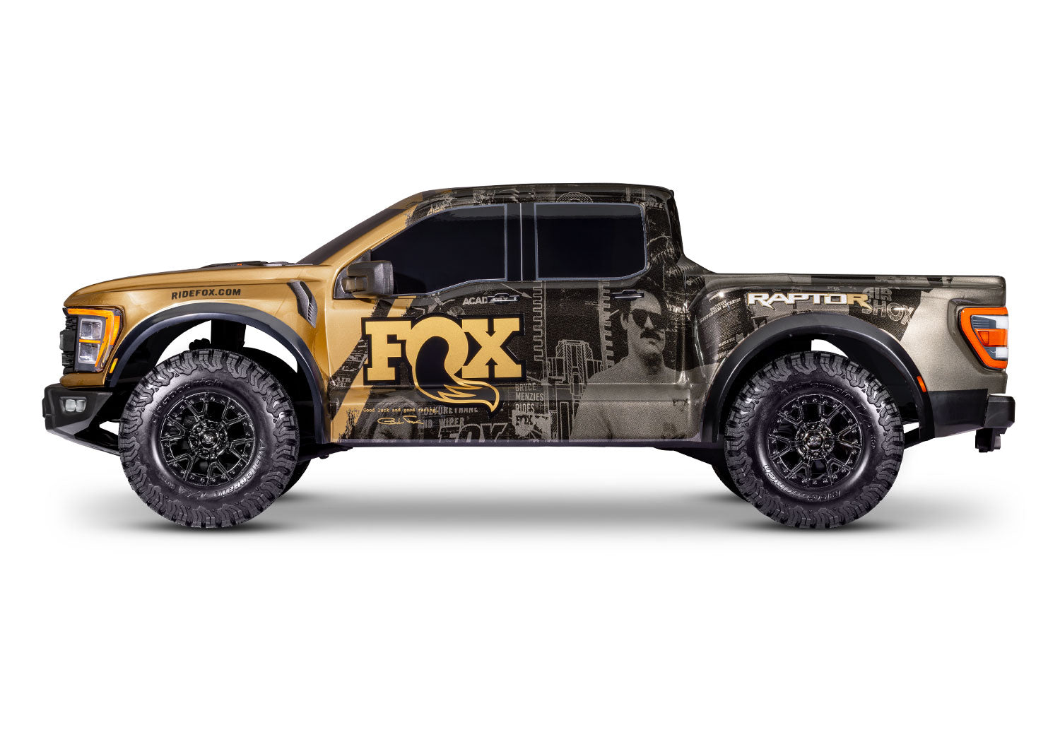 Ford Raptor R 4X4 Ultimate 1/10 Short Course Truck RTR, Fox/Gold