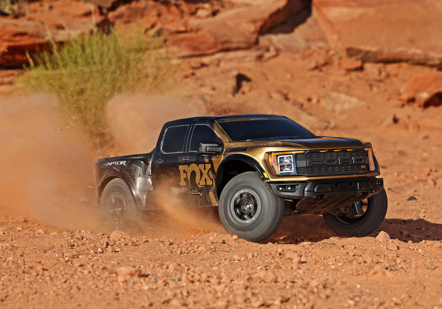 Ford Raptor R 4X4 Ultimate 1/10 Short Course Truck RTR, Fox/Gold