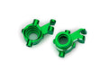 TRA10237-GRN 10237-GRN Aluminum Steering Blocks, L&R (2), Green