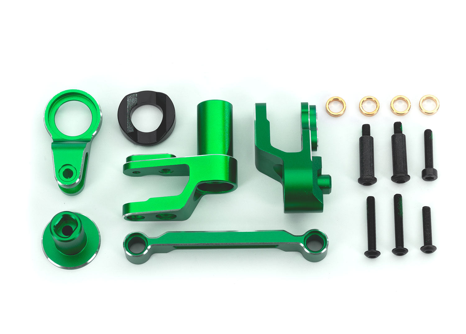 TRA10246-GRN 10246-GRN Aluminum Bellcrank Assembly, Green