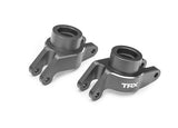 TRA10252-GRAY 10252-GRAY Aluminum Rear Stub Axle Carriers, L&R (2), Gray