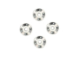 TRA10257-SLVR 10257-SLVR Pro Scale Aluminum Wheel Washers (4), Silver