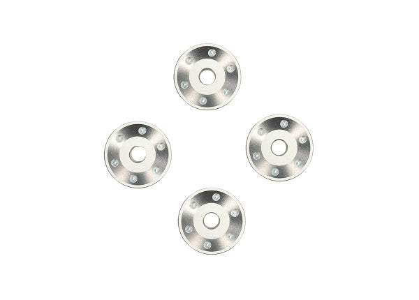 TRA10257-SLVR 10257-SLVR Pro Scale Aluminum Wheel Washers (4), Silver