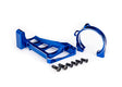 TRA10261-BLUE 10261-BLUE F&R Aluminum Motor Mounts, Blue