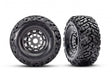 TRA10272-GRAY 10272-GRAY L&R Maxx Slash Belted Tires & Wheels, Gray (2)