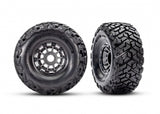 TRA10272-GRAY 10272-GRAY L&R Maxx Slash Belted Tires & Wheels, Gray (2)
