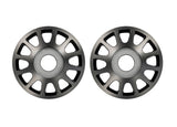TRA10274-GRAY 10274-GRAY Pro Scale Aluminum Wheel Centers (2), Gray